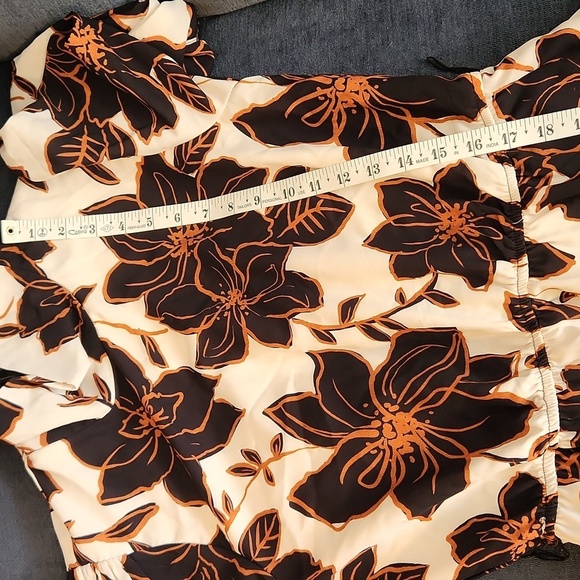 NWT, Alexia Admor Isaliah Floral Long Sleeve Maxi Dress Sz 10 - Picture 12 of 14